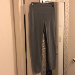 90 Degree- Ribbed Workout Pants blueish/grey Size Large